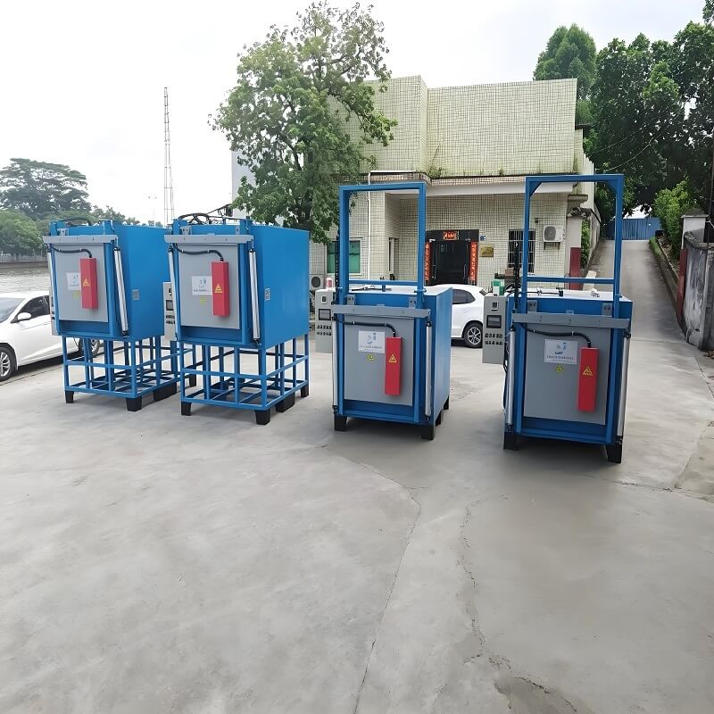 Electric Resistance Box Type Tempering Furnace, 650°C Industrial Heat Treating Equipment