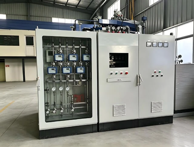 Low Deformation Pit Type Nitriding Furnace with Post Oxidation for Precision Metal Parts