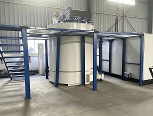 Vertical Pit Gas Nitriding Furnace With In-situ Post Oxidation | NCO Heat Treatment Furnace
