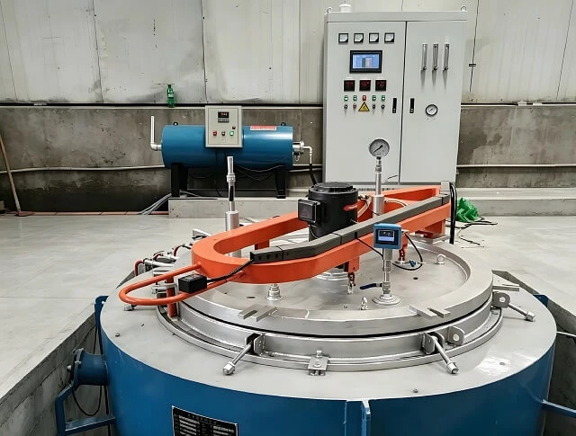 Industrial Nitriding Furnace with Post-Oxidation | Pit-Type NCO Heat Treatment System