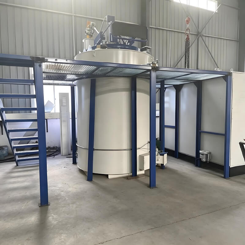 Vertical Pit Gas Nitriding Furnace With In-situ Post Oxidation | NCO Heat Treatment Furnace