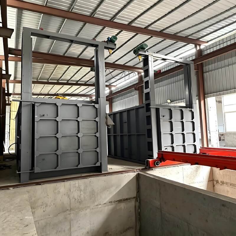 Box-type Car Bottom Furnace Movable Car Hearth Furnace for Large Workpiece Processing
