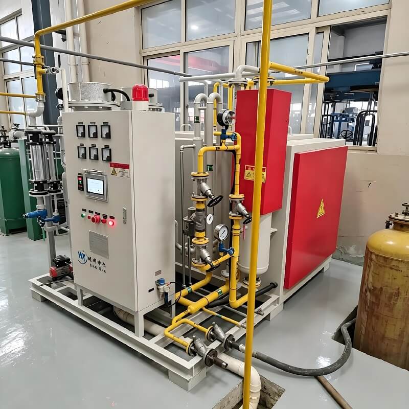 40Nm³/h High Purity Automatic Ammonia Cracker H2 N2 Mixed Gas Unit