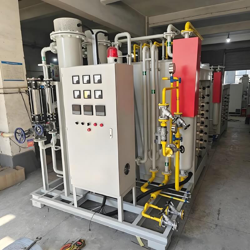 40Nm³/h High Purity Automatic Ammonia Cracker H2 N2 Mixed Gas Unit