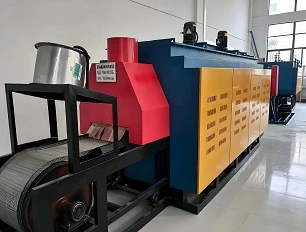 Uniform Temperature Muffle Mesh Belt Furnace Zero Decarburization Metal Heat Treatment Line