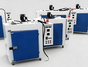ISO Certified Precision Low Temp Hot Air Drying Oven With PLC Touch Screen Control