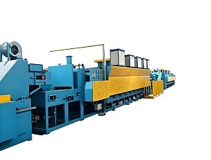 Non-Muffle Roller Mesh Belt Carbonitriding Furnace for Fastener Heat Treatment