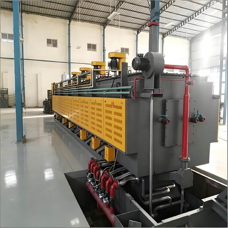 Roller Type Mesh Belt Furnace Continuous Heat Treatment Quenching Line For Fastener
