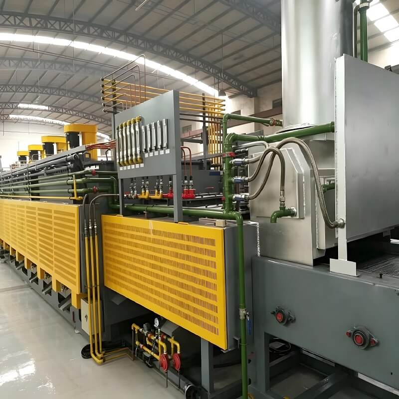 Controlled Atmosphere Roller Mesh Belt Furnace Carburizing Furnace For Screws