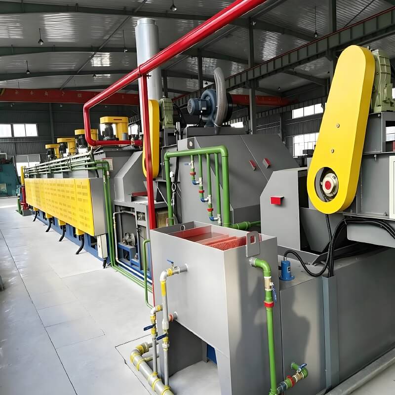 High Efficiency Roller Mesh Belt Furnace Fast Heating Continuous Quenching Tempering Line