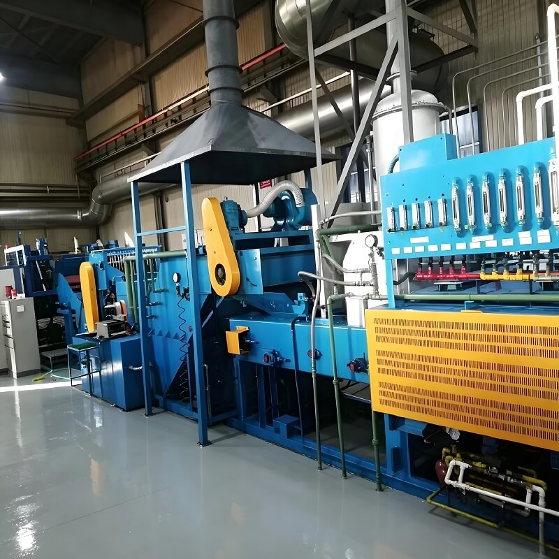 ISO Certified Roller Supported Mesh Belt Furnace Bright Quenching Production Line