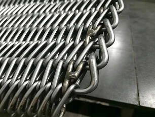 High-Temperature Resistant Balanced Weave Mesh Belt for Continuous Heat Treatment Furnaces