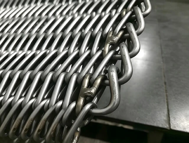 High-Temperature Resistant Balanced Weave Mesh Belt for Continuous Heat Treatment Furnaces