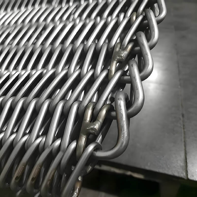 High-Temperature Resistant Balanced Weave Mesh Belt for Continuous Heat Treatment Furnaces