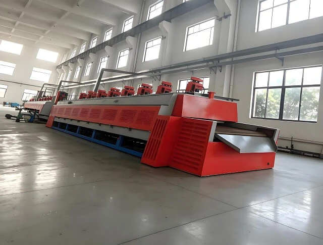 Automatic Mesh Belt Tempering Furnace PLC Controlled Stress Relief Furnace for Auto Parts