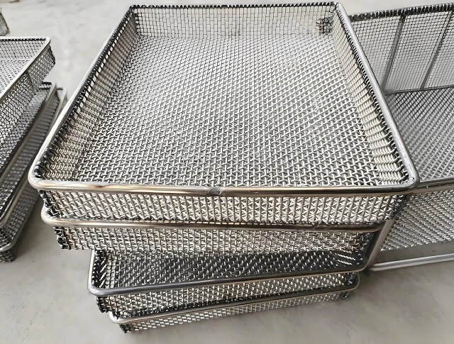 Powder Metallurgy Sintering Mesh Basket For Metal Parts High Temperature Sinter Process