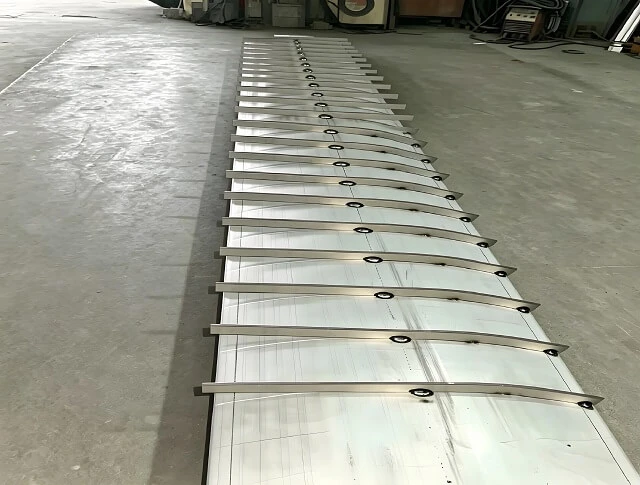 Corrugated SUS310S Muffle Tube For Mesh Belt Furnace