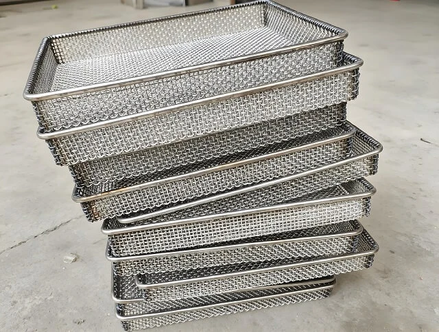 Powder Metallurgy Sintering Mesh Basket For Metal Parts High Temperature Sinter Process