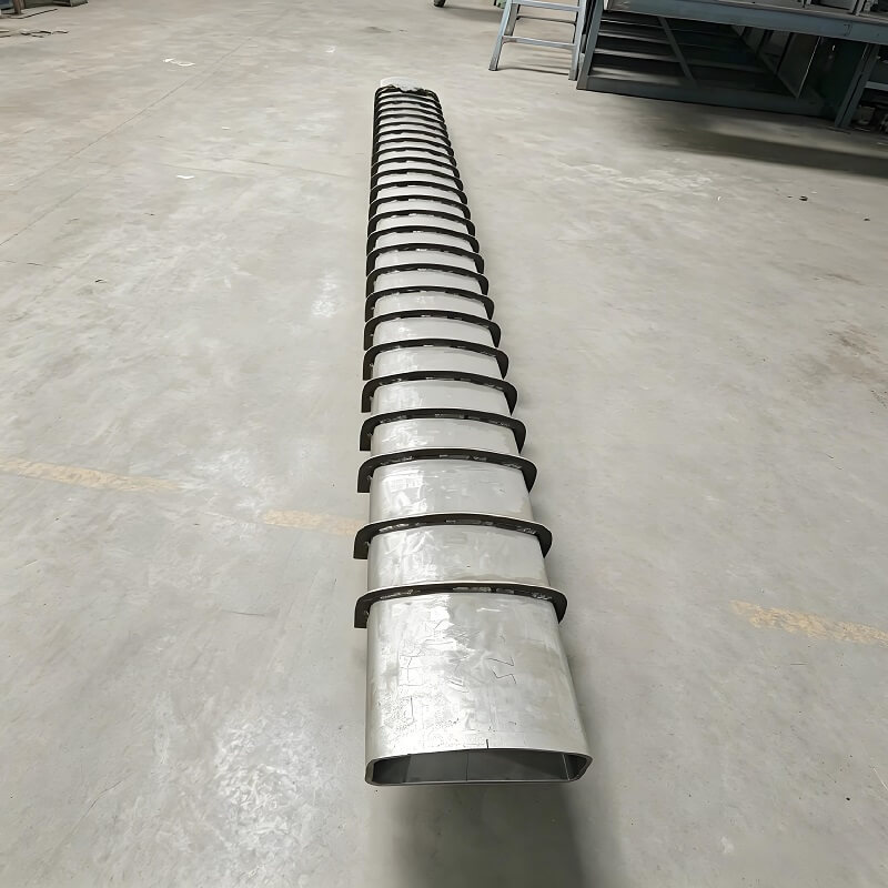 Corrugated SUS310S Muffle Tube For Mesh Belt Furnace