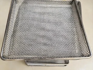Anti Oxidation High Temp Sinter Mesh Tray Automotive Powder Metallurgy Sintering Carrier Tray