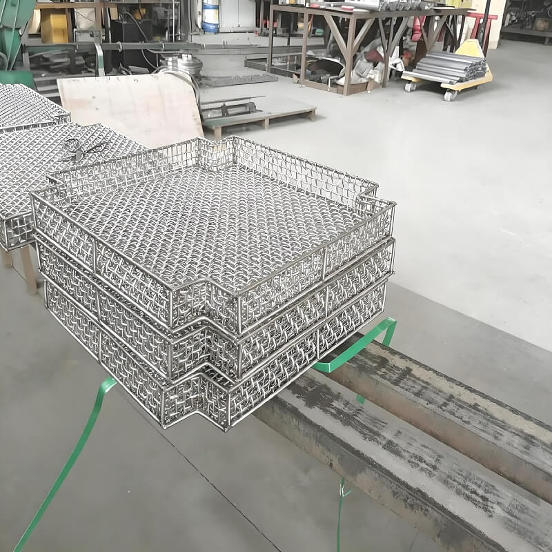 Powder Metallurgy Sintering Mesh Basket For Metal Parts High Temperature Sinter Process