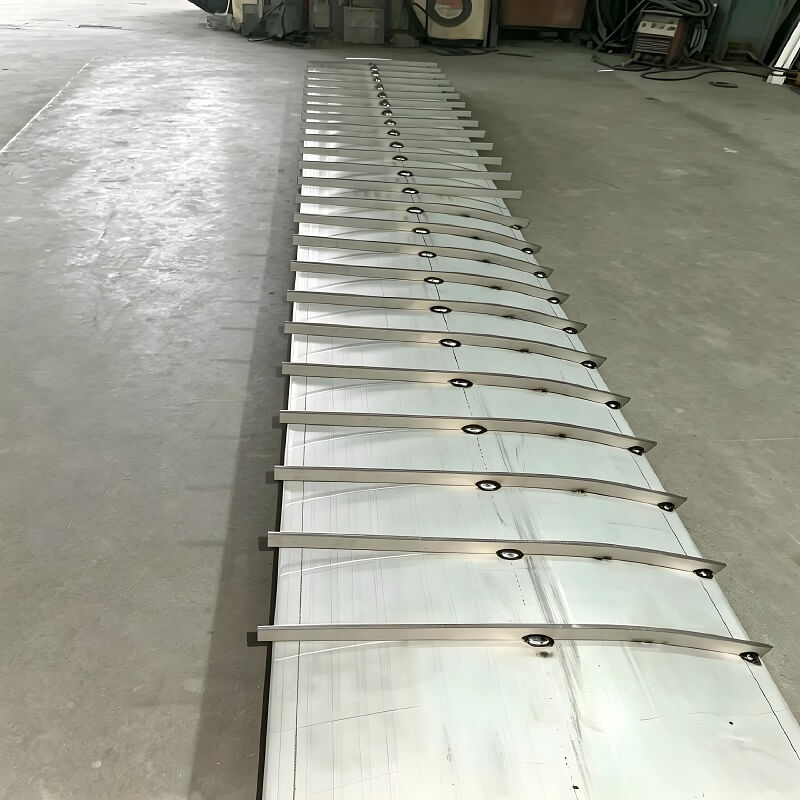 Corrugated SUS310S Muffle Tube For Mesh Belt Furnace