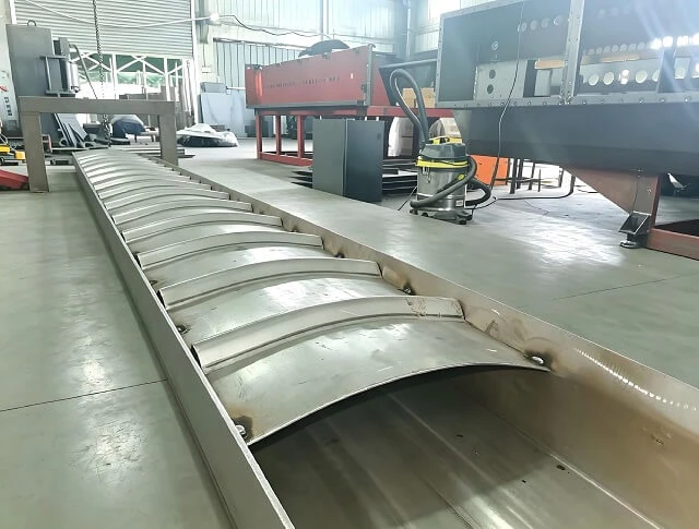 Corrugated SUS310S Muffle Tube For Mesh Belt Furnace