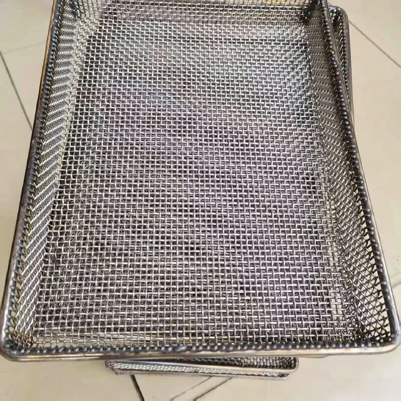 Powder Metallurgy Sintering Mesh Basket For Metal Parts High Temperature Sinter Process