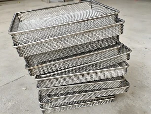 Powder Metallurgy Sintering Mesh Basket For Metal Parts High Temperature Sinter Process
