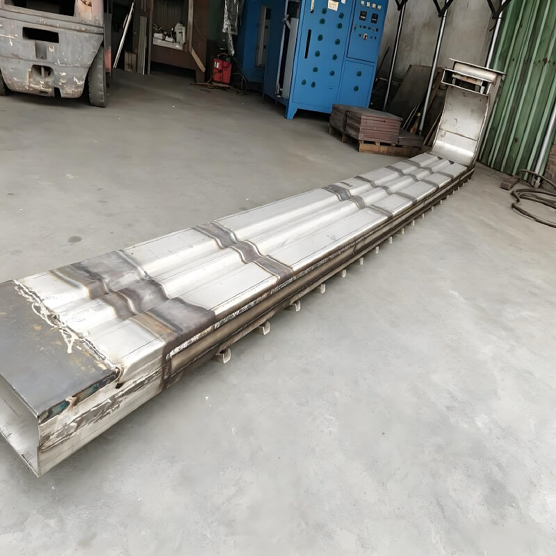 Corrugated SUS310S Muffle Tube For Mesh Belt Furnace