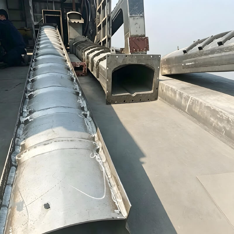 Corrugated SUS310S Muffle Tube For Mesh Belt Furnace