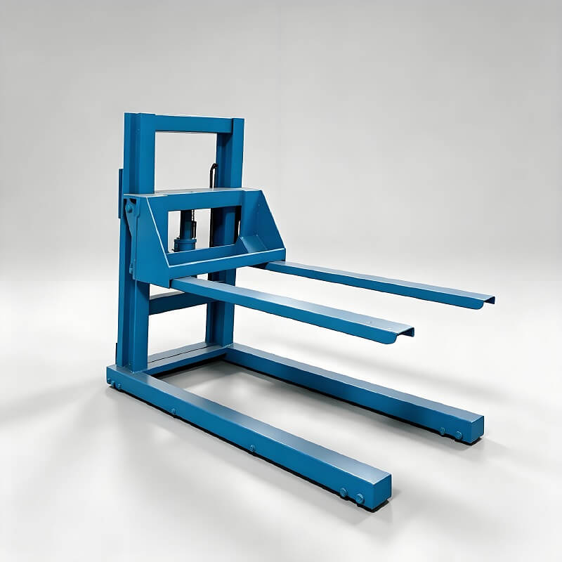 Portable Hand Operated Hydraulic Forklift For Workshop Cargo Transfer