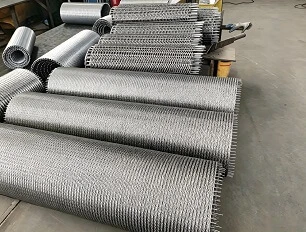 High Temp SUS314 SUS310S Quenching Mesh Belt For Continuous Heat Treatment Hardening Furnace