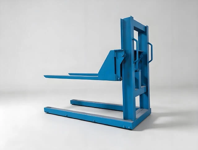 Portable Hand Operated Hydraulic Forklift For Workshop Cargo Transfer