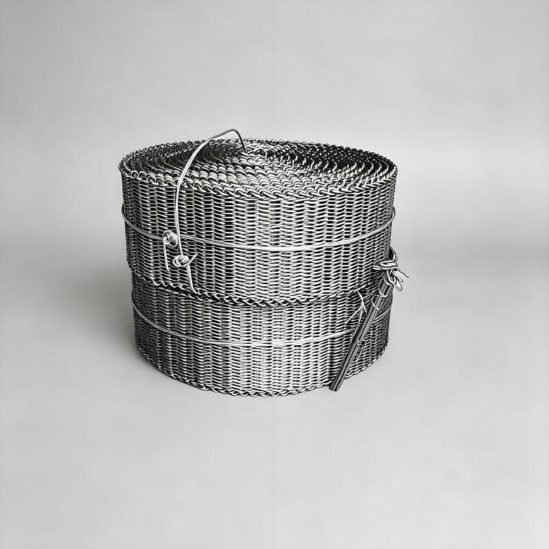 Custom Stainless Steel Sinter Mesh Belt Atmosphere Protection Furnace Belt For Heat Treatment