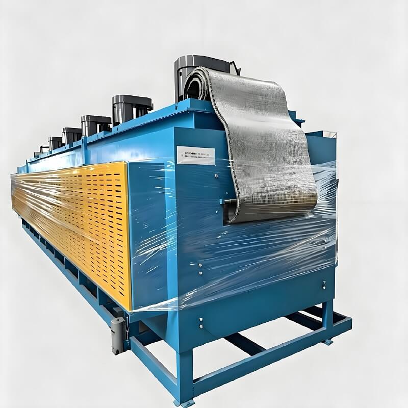 Energy Saving Hot Air Circulation Mesh Belt Tempering Furnace Continuous Production Line