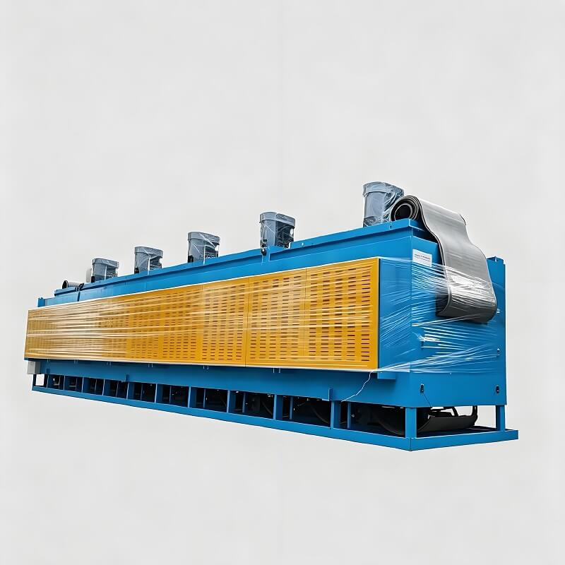 Energy Saving Hot Air Circulation Mesh Belt Tempering Furnace Continuous Production Line