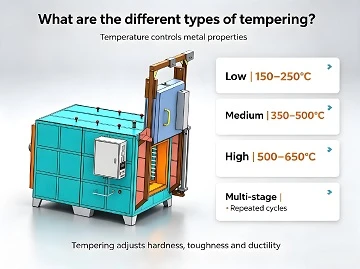 What are the different types of tempering?