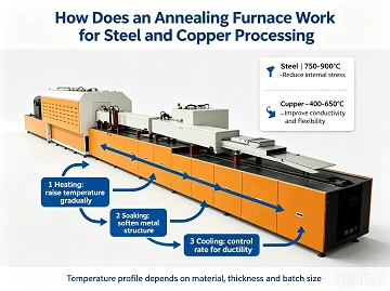 How Does an Annealing Furnace Work for Steel and Copper Processing