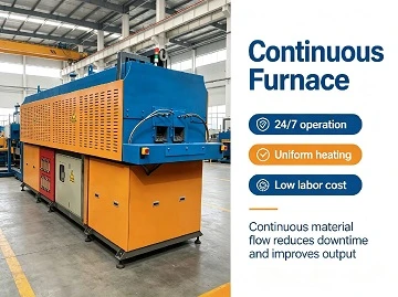 What is a continuous furnace?