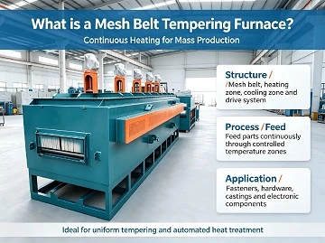 What is a mesh belt furnace?