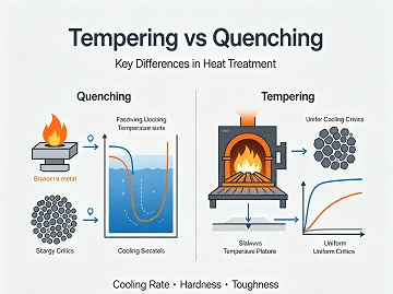 Tempering vs Quenching: Key Differences in Heat Treatment