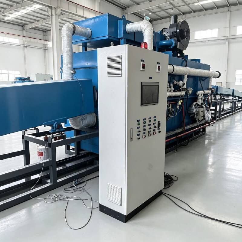 Electric Continuous Bright Annealing Line Furnace for Steel Aluminum Brass Fastener Tube Wire