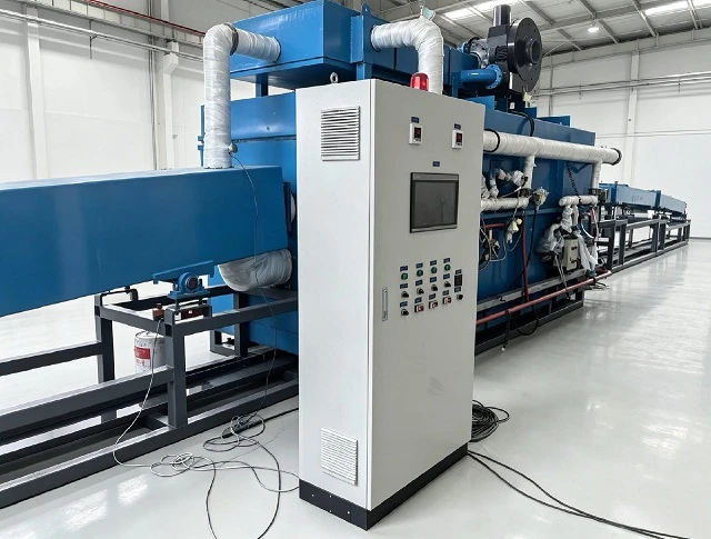 Electric Continuous Bright Annealing Line Furnace for Steel Aluminum Brass Fastener Tube Wire