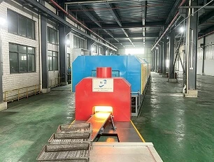 Mesh Belt Continuous Atmosphere Brazing Furnace 120kW 1150℃ for Mass Production Auto Parts Brazing