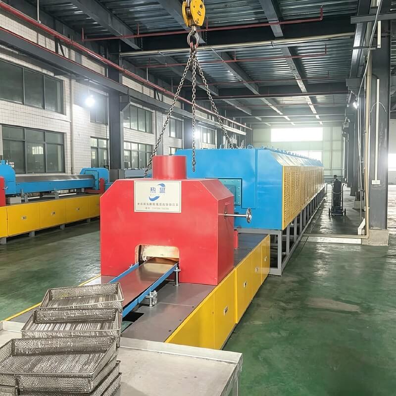 120kW Mesh‑Belt Continuous Brazing Furnace 5‑Zone 1150℃ for Hardware Powder Metallurgy