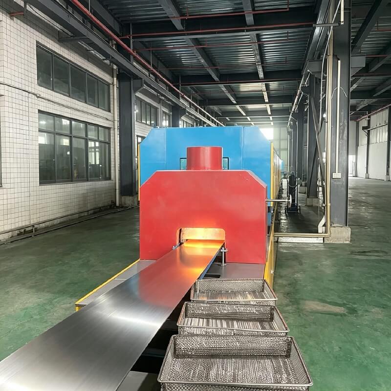 Mesh Belt Continuous Atmosphere Brazing Furnace 120kW 1150℃ for Mass Production Auto Parts Brazing