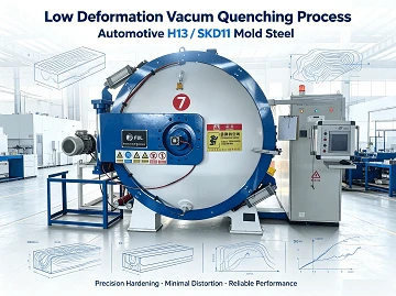 Low Deformation Vacuum Quenching Process For Automotive Mold Steel