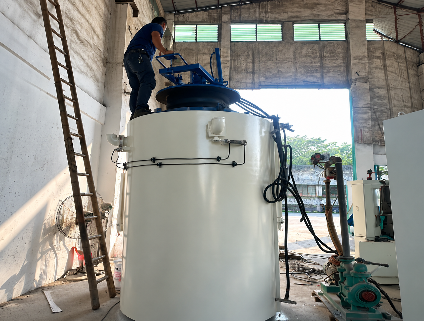 Pit Type Gas Nitriding Furnace for Gears, Shafts & Molds