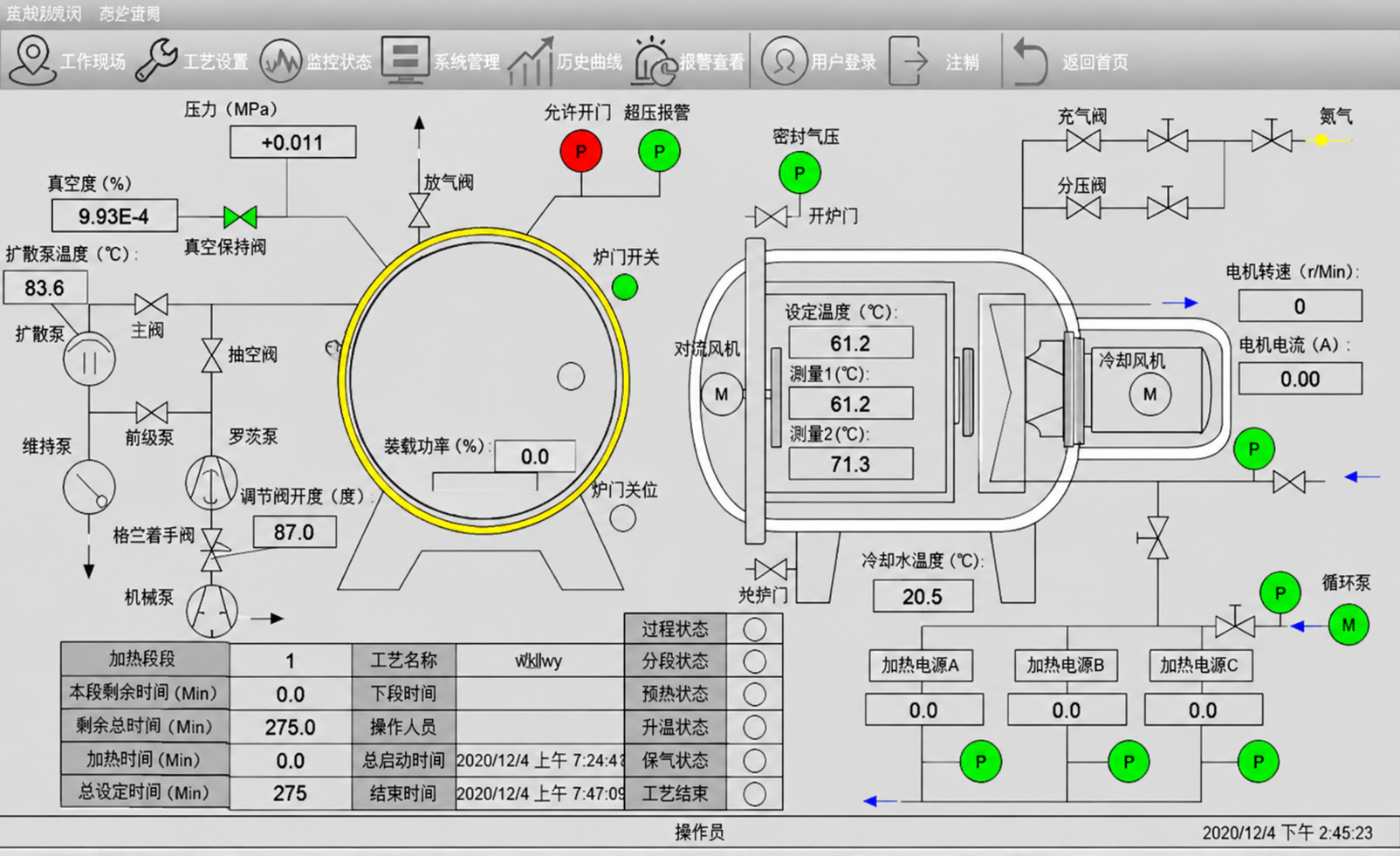 High Pressure Vacuum Gas Quenching Furnace